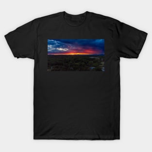 Red Glow Sunset T-Shirt